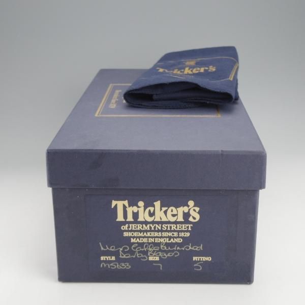 極上★トリッカーズ SIZE 7【定価￥121,000-★BOURTON/バートン】M5633/アーバンリサーチ(URD)別注/カーフ/濃茶/メンズ/Tricker's★j541