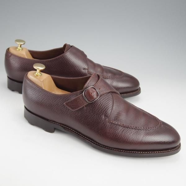 極上★宮城興業 UK9.5程度【オーダー価格￥64,900-★スキンステッチ仕様/(米)ホーウィン社のハッチグレイン】赤茶/MIYAGI KOGYO★j542