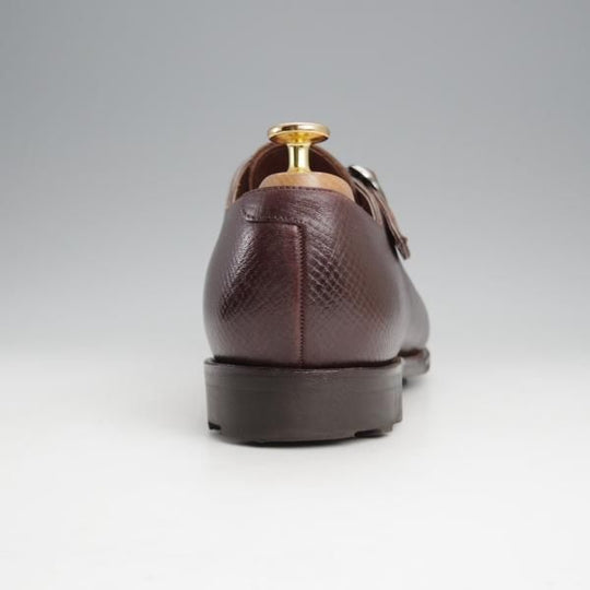 極上★宮城興業 UK9.5程度【オーダー価格￥64,900-★スキンステッチ仕様/(米)ホーウィン社のハッチグレイン】赤茶/MIYAGI KOGYO★j542