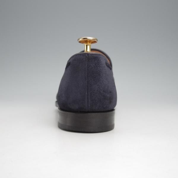 極上★クロケット&ジョーンズ 6D【ハンドグレードライン★VINCENT/363ラスト】タッセルローファー/スエード/紺/Crockett&Jones★j544