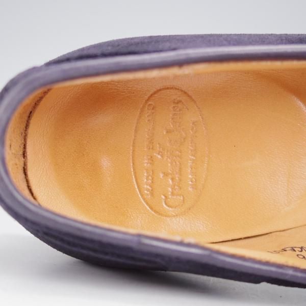 極上★クロケット&ジョーンズ 6D【ハンドグレードライン★VINCENT/363ラスト】タッセルローファー/スエード/紺/Crockett&Jones★j544