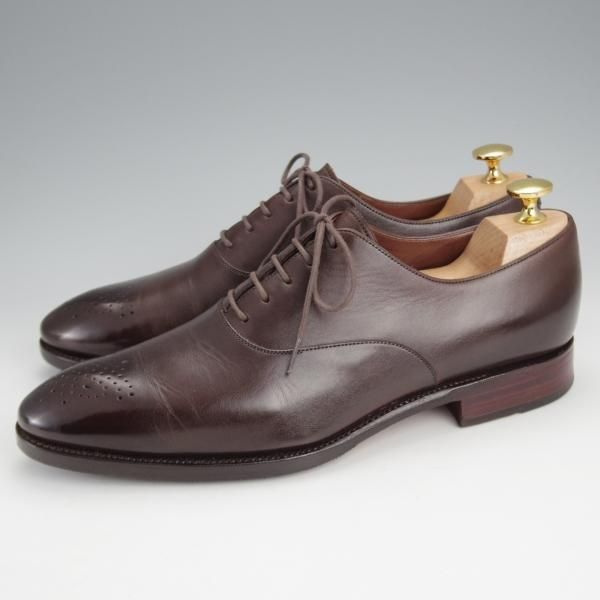 極上★(スペイン製)カルミナ SIZE 7【トレーディングポスト別注★オックスフォードシューズ/965】カーフ/濃茶/メンズ/CARMINA★j545