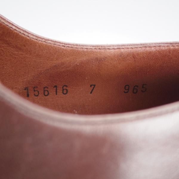 極上★(スペイン製)カルミナ SIZE 7【トレーディングポスト別注★オックスフォードシューズ/965】カーフ/濃茶/メンズ/CARMINA★j545