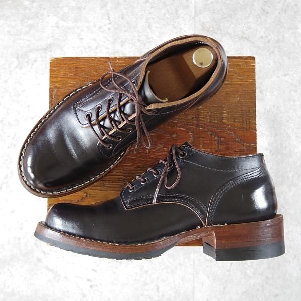 美品★WHITE'S BOOTS/ホワイツブーツ 7.5E【モデル定価￥130,900-★オックスフォード/OXFORD】クロムエクセルレザー/黒/メンズ★j546