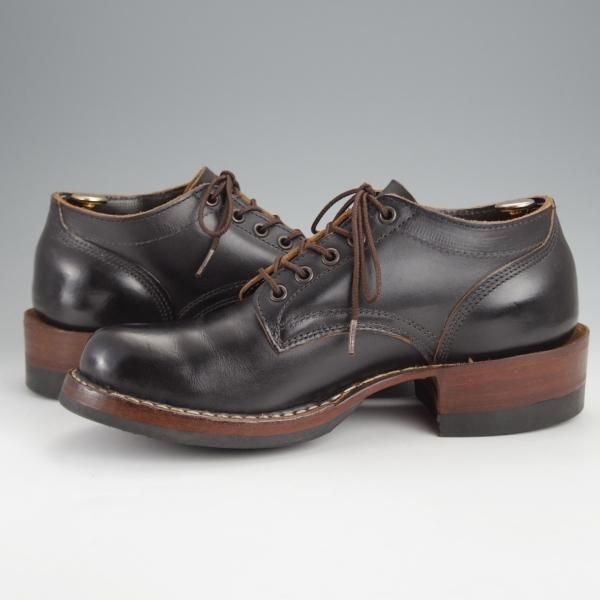 美品★WHITE'S BOOTS/ホワイツブーツ 7.5E【モデル定価￥130,900-★オックスフォード/OXFORD】クロムエクセルレザー/黒/メンズ★j546