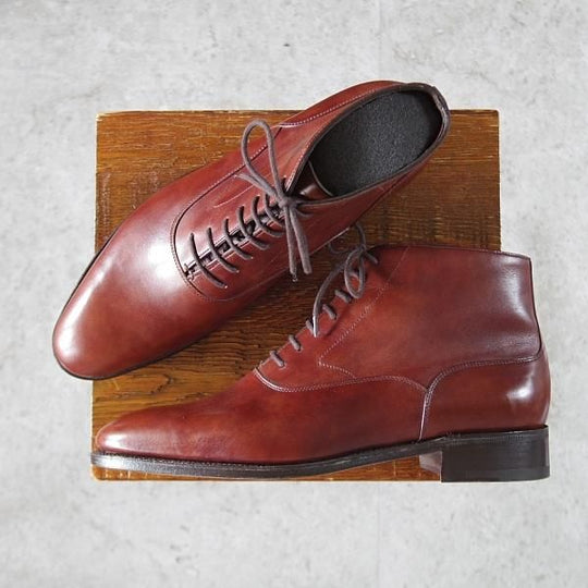 未使用★ジョンロブ 6E【★レースアップブーツ/CANONBURY 2】7000ラスト/カーフ/茶/メンズ/JOHN LOBB★j549