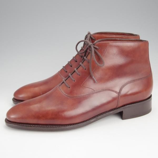 未使用★ジョンロブ 6E【★レースアップブーツ/CANONBURY 2】7000ラスト/カーフ/茶/メンズ/JOHN LOBB★j549