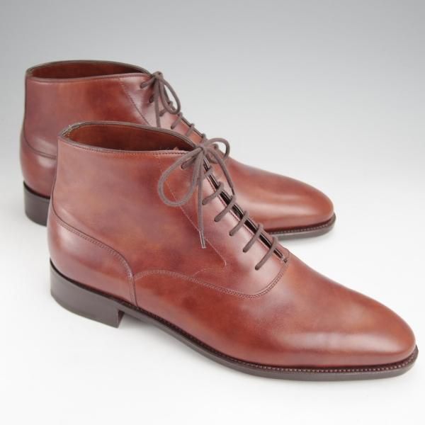 未使用★ジョンロブ 6E【★レースアップブーツ/CANONBURY 2】7000ラスト/カーフ/茶/メンズ/JOHN LOBB★j549