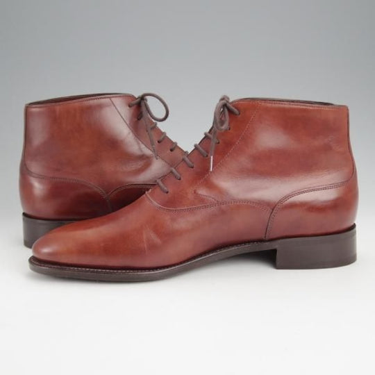 未使用★ジョンロブ 6E【★レースアップブーツ/CANONBURY 2】7000ラスト/カーフ/茶/メンズ/JOHN LOBB★j549