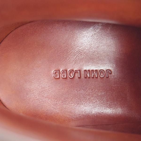 未使用★ジョンロブ 6E【★レースアップブーツ/CANONBURY 2】7000ラスト/カーフ/茶/メンズ/JOHN LOBB★j549