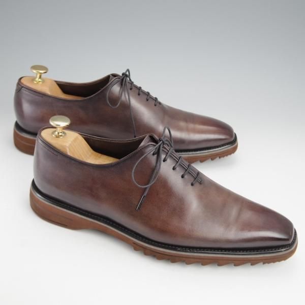 極上★(仏)ベルルッティ SIZE 7.5【定価￥203,040-★ALESSANDRO SPADA/アレッサンドロ】ホールカット/ヴェネチアレザー/Berluti★j551