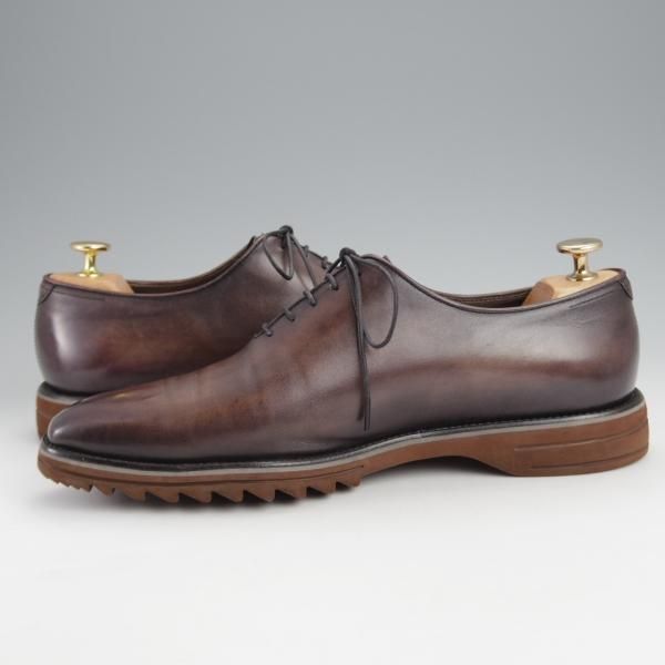 ベルルッティ SIZE 7.5【灰茶系パティーヌ☆ホールカット