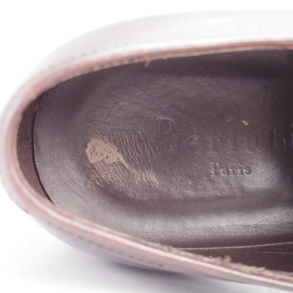 極上★(仏)ベルルッティ SIZE 7.5【定価￥203,040-★ALESSANDRO SPADA/アレッサンドロ】ホールカット/ヴェネチアレザー/Berluti★j551
