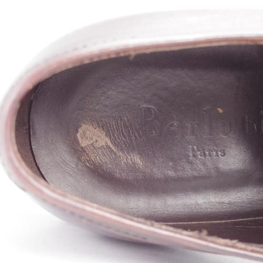 極上★(仏)ベルルッティ SIZE 7.5【定価￥203,040-★ALESSANDRO SPADA/アレッサンドロ】ホールカット/ヴェネチアレザー/Berluti★j551