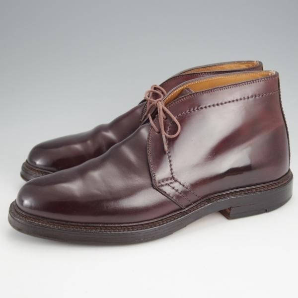 極上★オールデン 6.5D【定価￥189,200-★コードバン仕様/1339】バリーラスト/チャッカブーツ/#8/赤茶/メンズ/ALDEN★j552