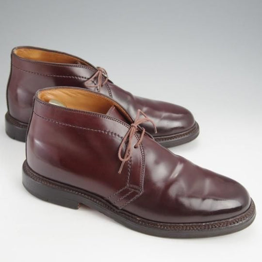 極上★オールデン 6.5D【定価￥189,200-★コードバン仕様/1339】バリーラスト/チャッカブーツ/#8/赤茶/メンズ/ALDEN★j552