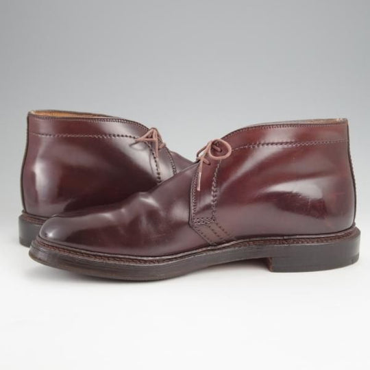 極上★オールデン 6.5D【定価￥189,200-★コードバン仕様/1339】バリーラスト/チャッカブーツ/#8/赤茶/メンズ/ALDEN★j552