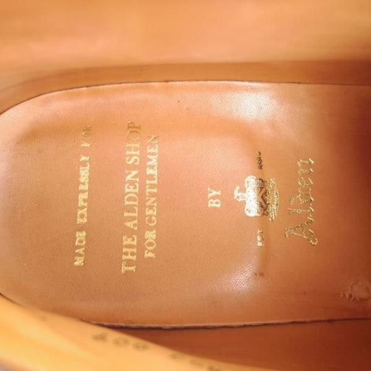 極上★オールデン 6.5D【定価￥189,200-★コードバン仕様/1339】バリーラスト/チャッカブーツ/#8/赤茶/メンズ/ALDEN★j552