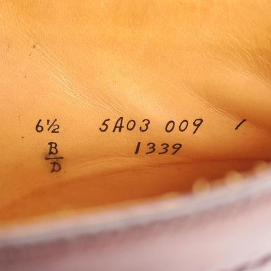 極上★オールデン 6.5D【定価￥189,200-★コードバン仕様/1339】バリーラスト/チャッカブーツ/#8/赤茶/メンズ/ALDEN★j552