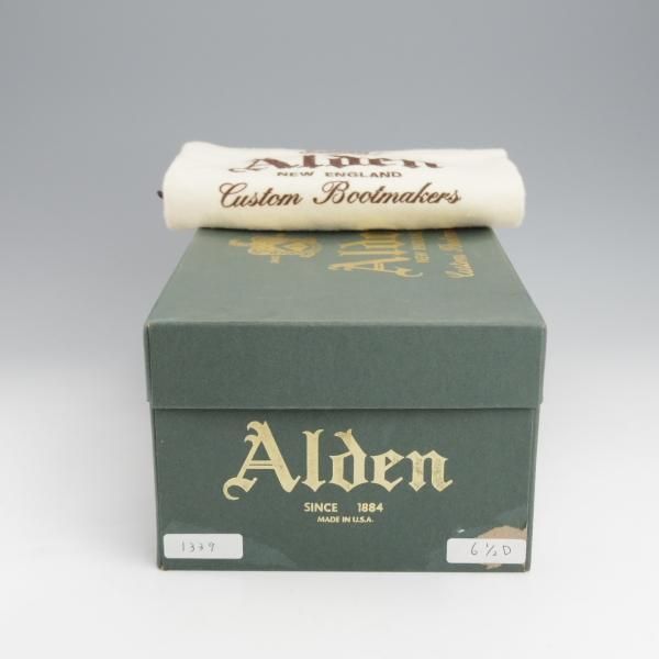 極上★オールデン 6.5D【定価￥189,200-★コードバン仕様/1339】バリーラスト/チャッカブーツ/#8/赤茶/メンズ/ALDEN★j552