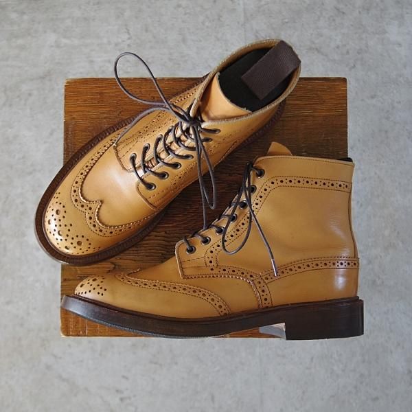 ★トリッカーズ(レディース) SIZE 5【モデル定価￥99,000-★MALTON/エイコンアンティーク】モールトン/L2508/ブーツ/薄茶/Tricker's★j556