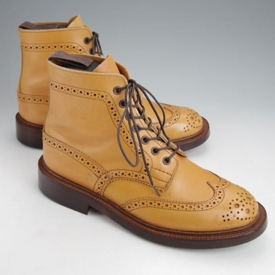 ★トリッカーズ(レディース) SIZE 5【モデル定価￥99,000-★MALTON/エイコンアンティーク】モールトン/L2508/ブーツ/薄茶/Tricker's★j556