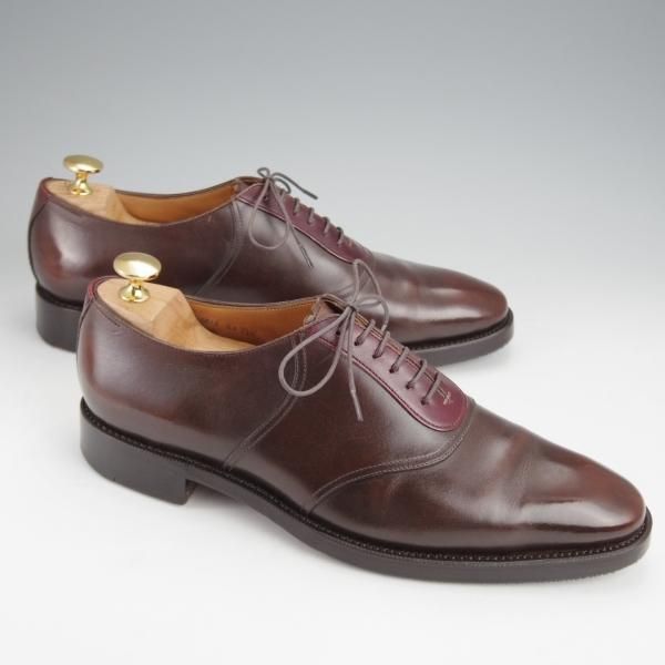 極上★(HM)ギルド・オブ・クラフツ US7C【税込上代￥165,000-★Fudge/ハンドソーンウェルテッド製法】サドルシューズ/濃茶×赤茶★j558