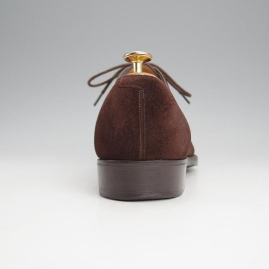 極上★(英)ガジアーノ&ガーリング 6E【モデル定価￥231,000-★OXFORD/オックスフォード】DG70/ストレートチップ/スエード/濃茶★j559