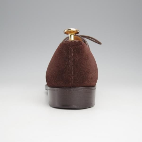 極上★(英)ガジアーノ&ガーリング 6E【モデル定価￥231,000-★OXFORD/オックスフォード】DG70/ストレートチップ/スエード/濃茶★j559