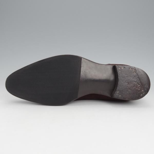 極上★(英)ガジアーノ&ガーリング 6E【モデル定価￥231,000-★OXFORD/オックスフォード】DG70/ストレートチップ/スエード/濃茶★j559