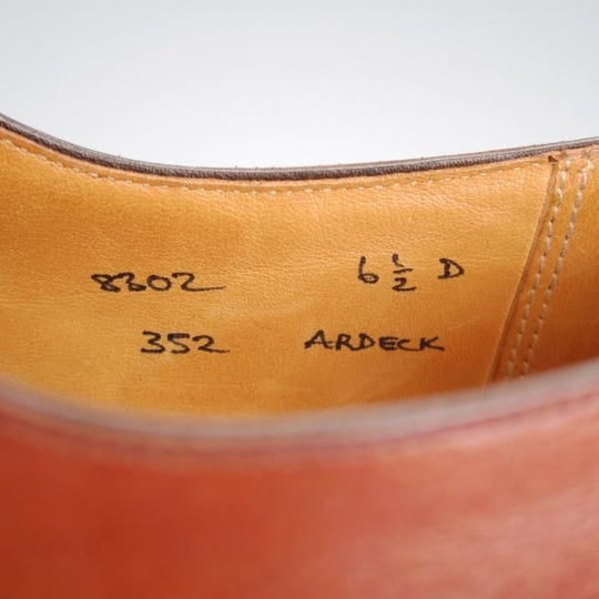 極上★クロケット&ジョーンズ 6.5D【貴重★(独)エドワードマイヤー別注/ARDECK】352ラスト/Uチップ/Eduard Meier/Crockett&Jones★j560