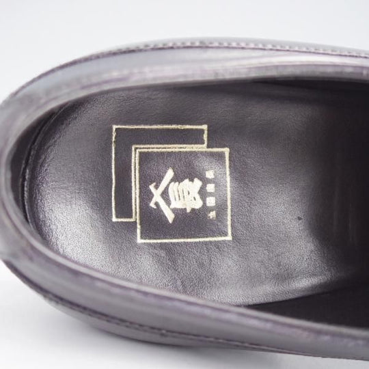 極上★三陽山長 SIZE 6.5【定価￥99,000-★(初期)匠シリーズ/匠六郎/R2017ラスト】パンチドキャップトゥ/カーフ/黒/Sanyo Yamacho★j562