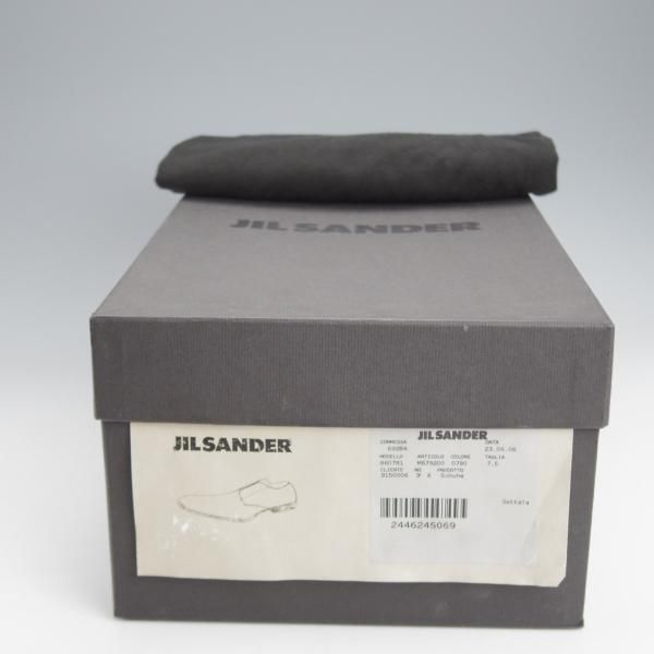 未使用★チャーチ 75F/UK7.5【貴重★JIL SANDER別注/ジルサンダー/121ラスト】センターエラスティック/カーフ/茶/メンズ/Church's★j563