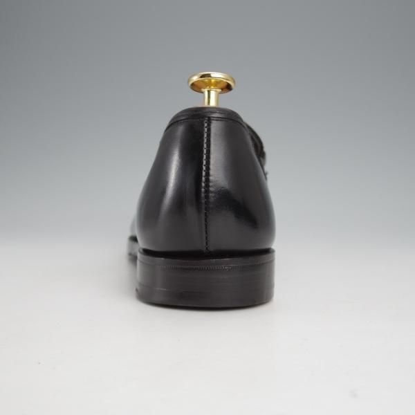 美品★クロケット&ジョーンズ 6E【定価￥100,100-★FINCHLEY 2/ビットローファー】376ラスト/カーフ/黒/メンズ/Crockett&Jones★j565