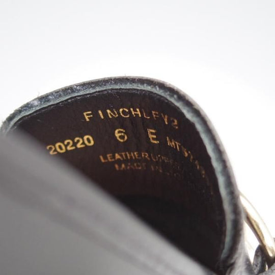 美品★クロケット&ジョーンズ 6E【定価￥100,100-★FINCHLEY 2/ビットローファー】376ラスト/カーフ/黒/メンズ/Crockett&Jones★j565