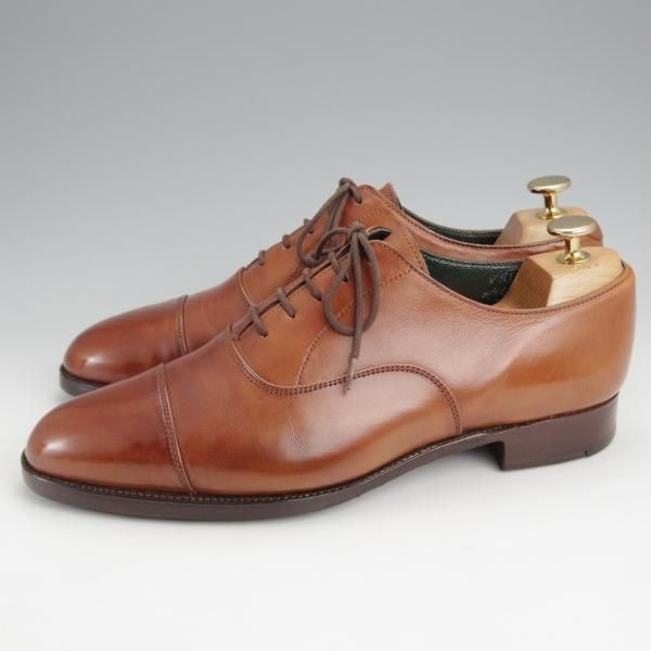 極上★トリッカーズ SIZE 7【現行定価10万円以上★ストレートチップ/M6934】カーフ/茶/メンズ/Tricker's★j567