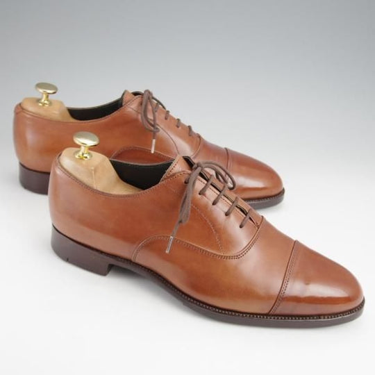 極上★トリッカーズ SIZE 7【現行定価10万円以上★ストレートチップ/M6934】カーフ/茶/メンズ/Tricker's★j567