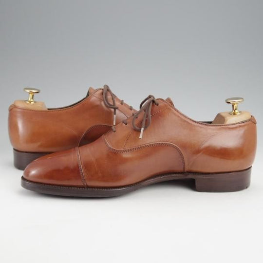 極上★トリッカーズ SIZE 7【現行定価10万円以上★ストレートチップ/M6934】カーフ/茶/メンズ/Tricker's★j567