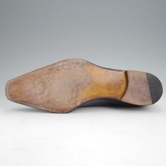 ★(伊)リカルド・ベステッティ SIZE 40【定価20万円程度★サイドモンク/コンビ仕様】スエード×カーフ/RICCARDO BESTETTI★j568