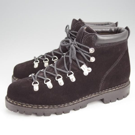 極美品★パラブーツ SIZE 7【定価￥82,500-★AVORIAZ/アヴォリアーズ】ジャンヌソール/マウンテンブーツ/スエード/黒/Paraboot★j569