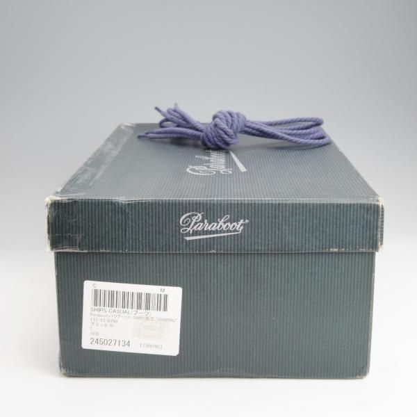 極美品★パラブーツ SIZE 7【定価￥82,500-★AVORIAZ/アヴォリアーズ】ジャンヌソール/マウンテンブーツ/スエード/黒/Paraboot★j569