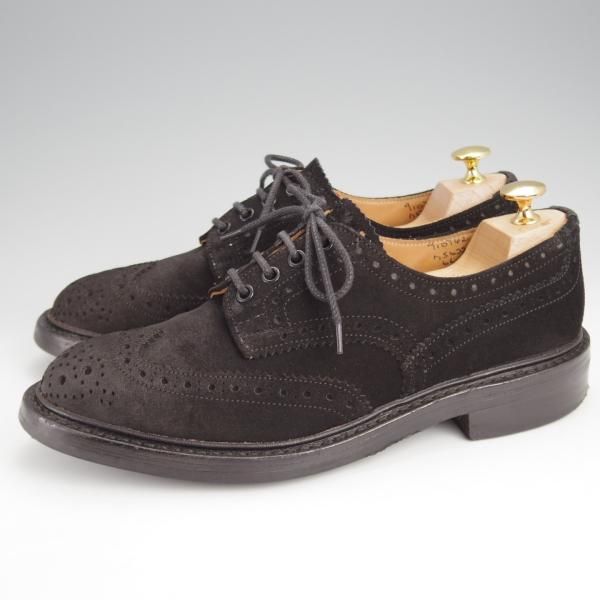 極上★トリッカーズ SIZE 6.5【定価￥121,000-★ダイナイトソール/BOURTON/Ｍ5633】カントリーシューズ/スエード/黒/Tricker's★j570