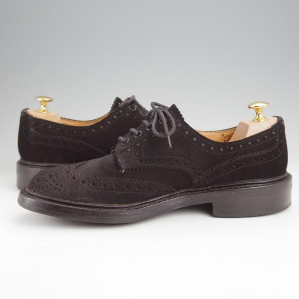 極上★トリッカーズ SIZE 6.5【定価￥121,000-★ダイナイトソール/BOURTON/Ｍ5633】カントリーシューズ/スエード/黒/Tricker's★j570
