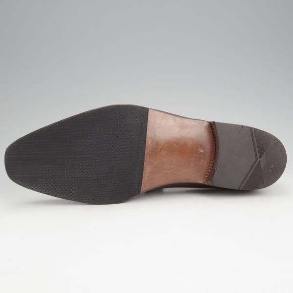 ★(伊)エンツォ・ボナフェ SIZE 7【ハンドソーンウェルテッド製法★BARTOLOMEO/タッセルローファー】茶/カーフ/メンズ/Enzo Bonafe★j572