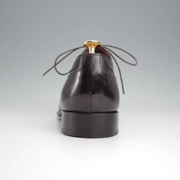 美品★カルロス・サントス SIZE 6【定価6万円程度★グッドイヤーウェルテッド製法/ギリーシューズ】Uチップ/赤茶/Carlos Santos★j573