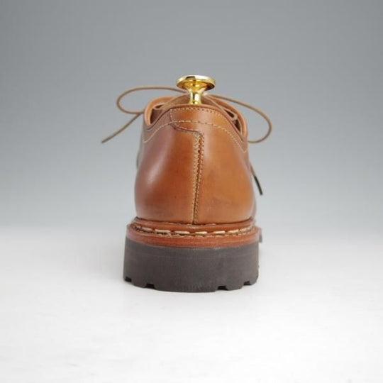 未使用★(仏)HESCHUNG/エシュン SIZE 6【定価￥78,840-★ミカエル似寄りモデル/THUYA】チロリアンシューズ/ナチュラル/薄茶★j574