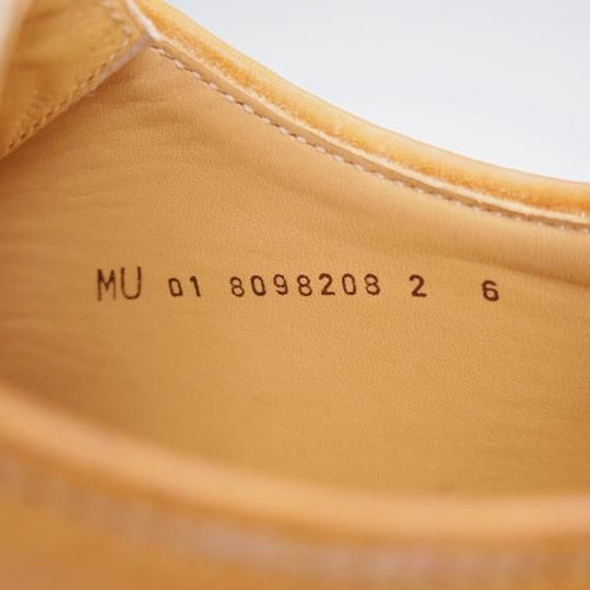 未使用★(仏)HESCHUNG/エシュン SIZE 6【定価￥78,840-★ミカエル似寄りモデル/THUYA】チロリアンシューズ/ナチュラル/薄茶★j574