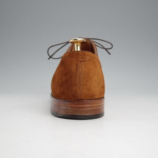 極上★ジョンロブ 6.5E【定価￥216,000-★SAUNTON/7000ラスト】セミブローグ/スエード/茶/メンズ/JOHN LOBB★j577