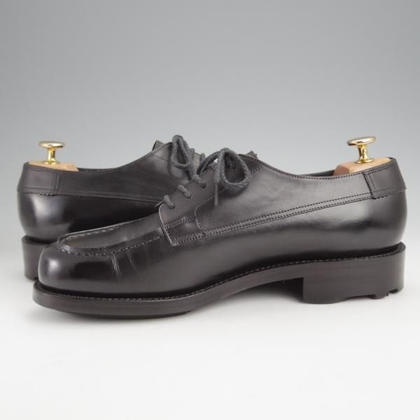 極美品★(浅草)RENDO/レンド SIZE 8【定価￥59,400-★GB001/リッジウェイソール仕様】Uチップ/カーフ/黒/メンズ★j578