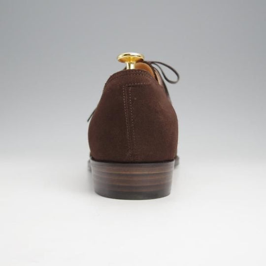 極美品★(浅草)RENDO/レンド SIZE 8【定価￥68,200-★パンチドキャップトゥ/R7702】スエード/濃茶/メンズ★j579